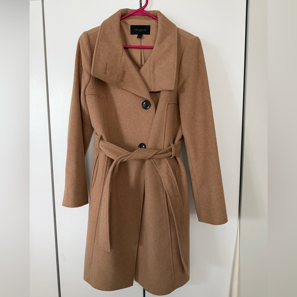 Ann Taylor Classic Camel Trench Coat